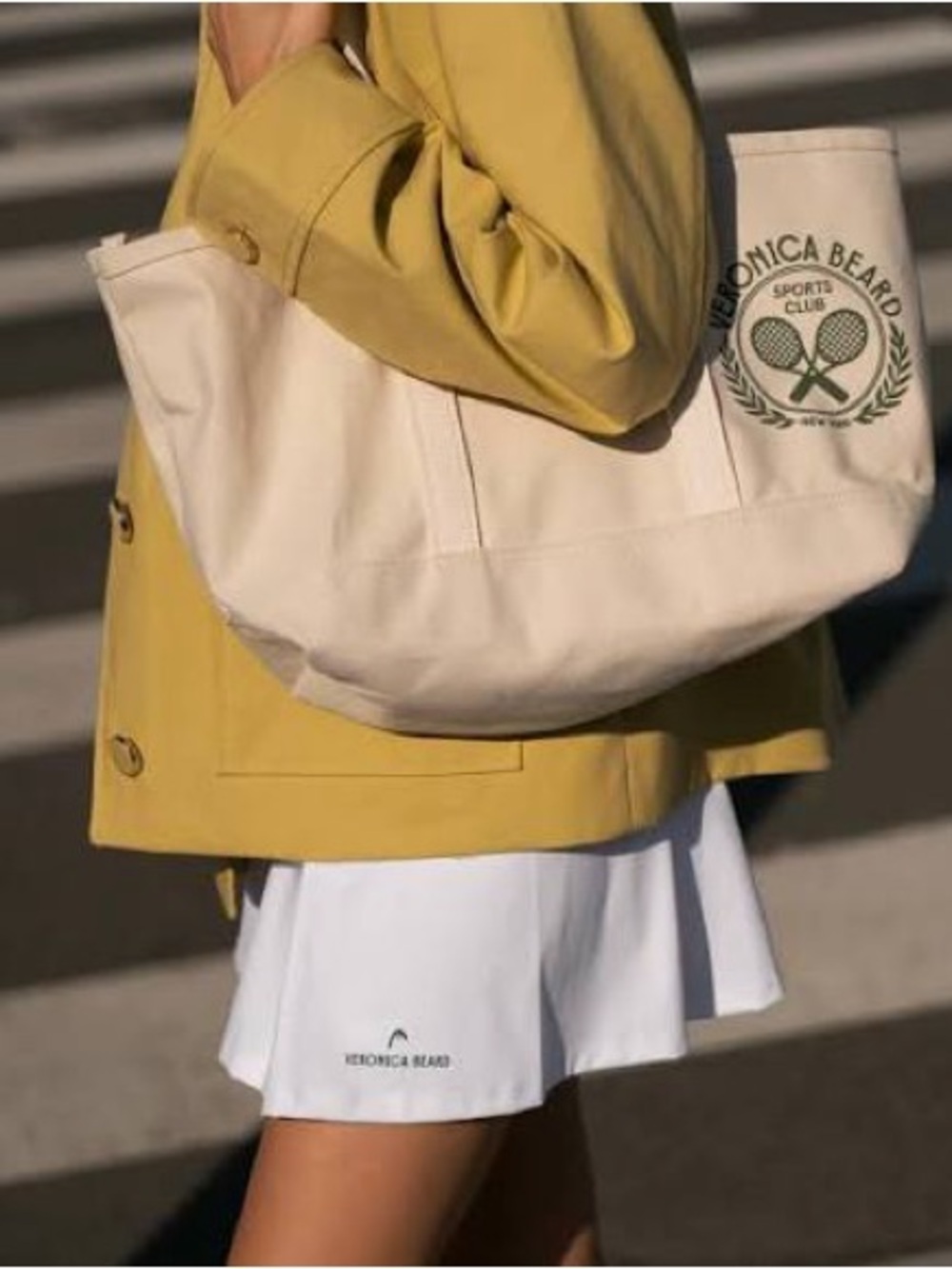 Veronica Beard Mustard Cropped Blazer